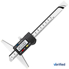 Medidor de profundidad Digimatic de alta calidad, medición de profundidad, reloj electrónico de 0-150mm, herramienta de medición de regla de profundidad con pantalla digital