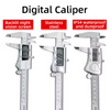 Calibrador digital a prueba de agua IP54 de 0-150 mm de acero inoxidable, herramienta de medición de calibrador vernier electrónico