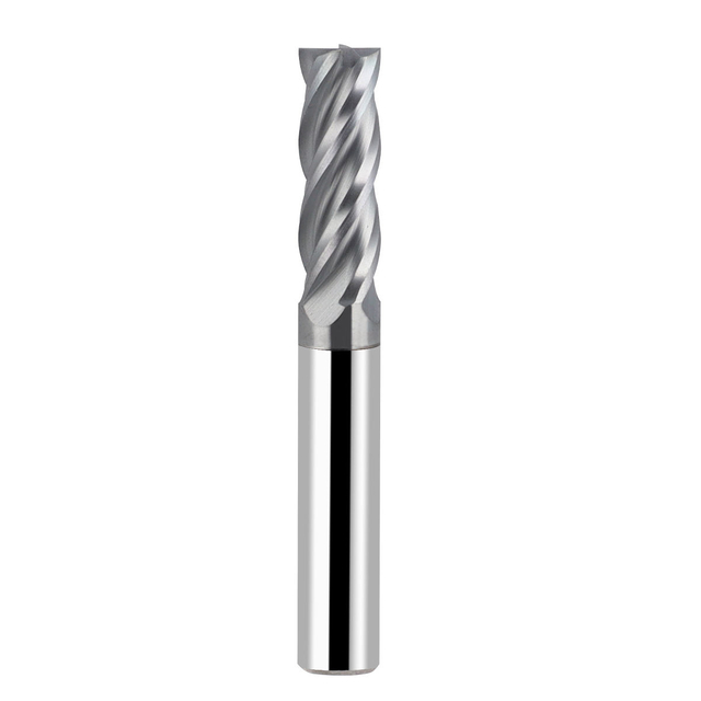 Herramientas de corte de metal cuadradas y planas, fresa de extremo Fresa para acero inoxidable, fresas de carburo de Metal de alta dureza