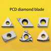 Insertos de diamante PCD, máquina de torno cnc, herramientas de corte para aluminio, cobre, fibra de carbono, cortador de grafito cerámico APMT TCMT CCMT