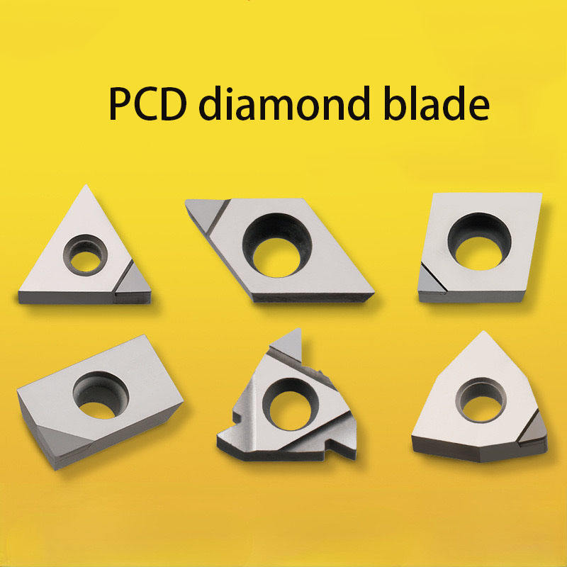 Insertos de diamante PCD, máquina de torno cnc, herramientas de corte para aluminio, cobre, fibra de carbono, cortador de grafito cerámico APMT TCMT CCMT