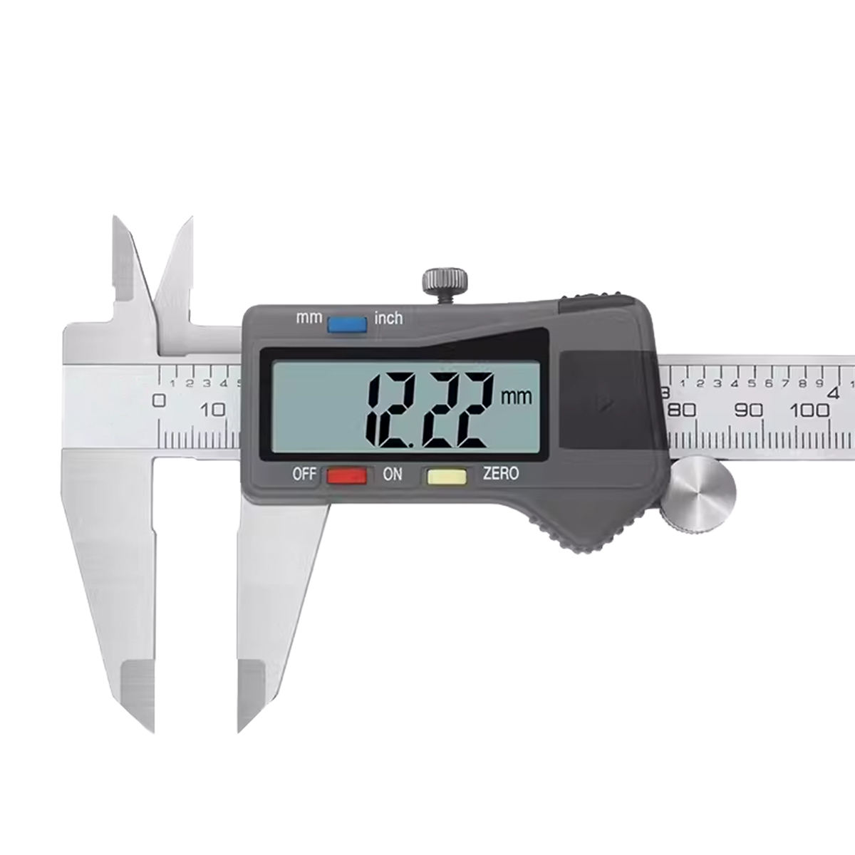 Calibrador vernier digital electrónico, herramienta de medida de 0-150mm, calibradores digitales de acero inoxidable de 0,01mm con medición de profundidad