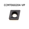 Insertos de herramienta de torneado de carburo de tungsteno CCMT060204 09T304 herramientas de corte de torno de hoja CNC de fresado redondo interior