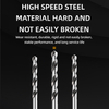 Brocas helicoidales HSS totalmente rectificadas, taladro de alta dureza para metal de acero inoxidable, brocas helicoidales de vástago recto de alta calidad