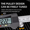 Calibrador vernier digital electrónico, herramienta de medida de 0-150mm, calibradores digitales de acero inoxidable de 0,01mm con medición de profundidad
