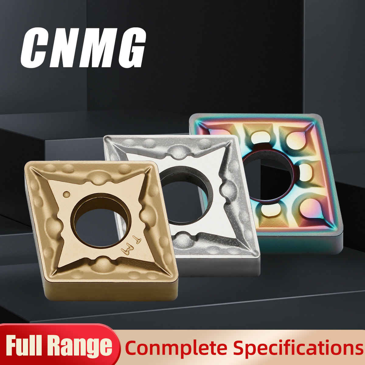 CNMG120408 cmmg 120408 herramientas de corte de carburo de inserción de torneado de acabado para herramientas de corte CNC de alta calidad de hierro fundido
