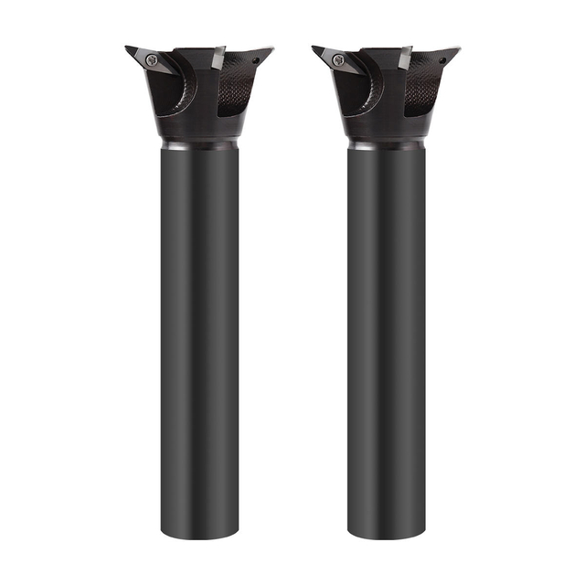 Fresa Cnc de carburo, fresa con ranura de cola de milano de acero de tungsteno, YW55 YW60 YW45