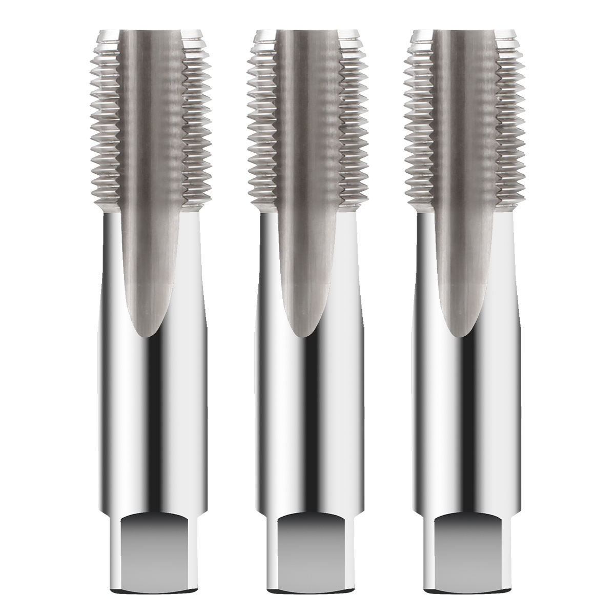 Grifo de máquina de rosca de tubo cónico hss pulgadas M1-M20 grifo de rosca de tubo para tubería de agua de acero de alta velocidad roscado dental 1/8 1/4 3/8 1/2 NPT