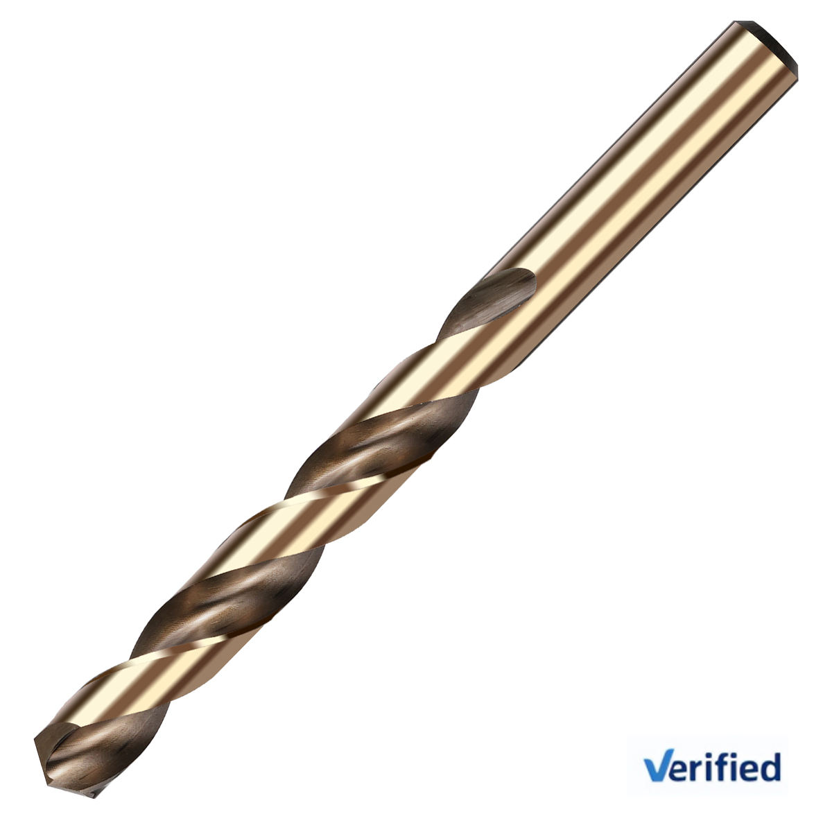Broca helicoidal de vástago recto de acero de alta velocidad HSS cobalto M35 para broca de acero inoxidable de Metal