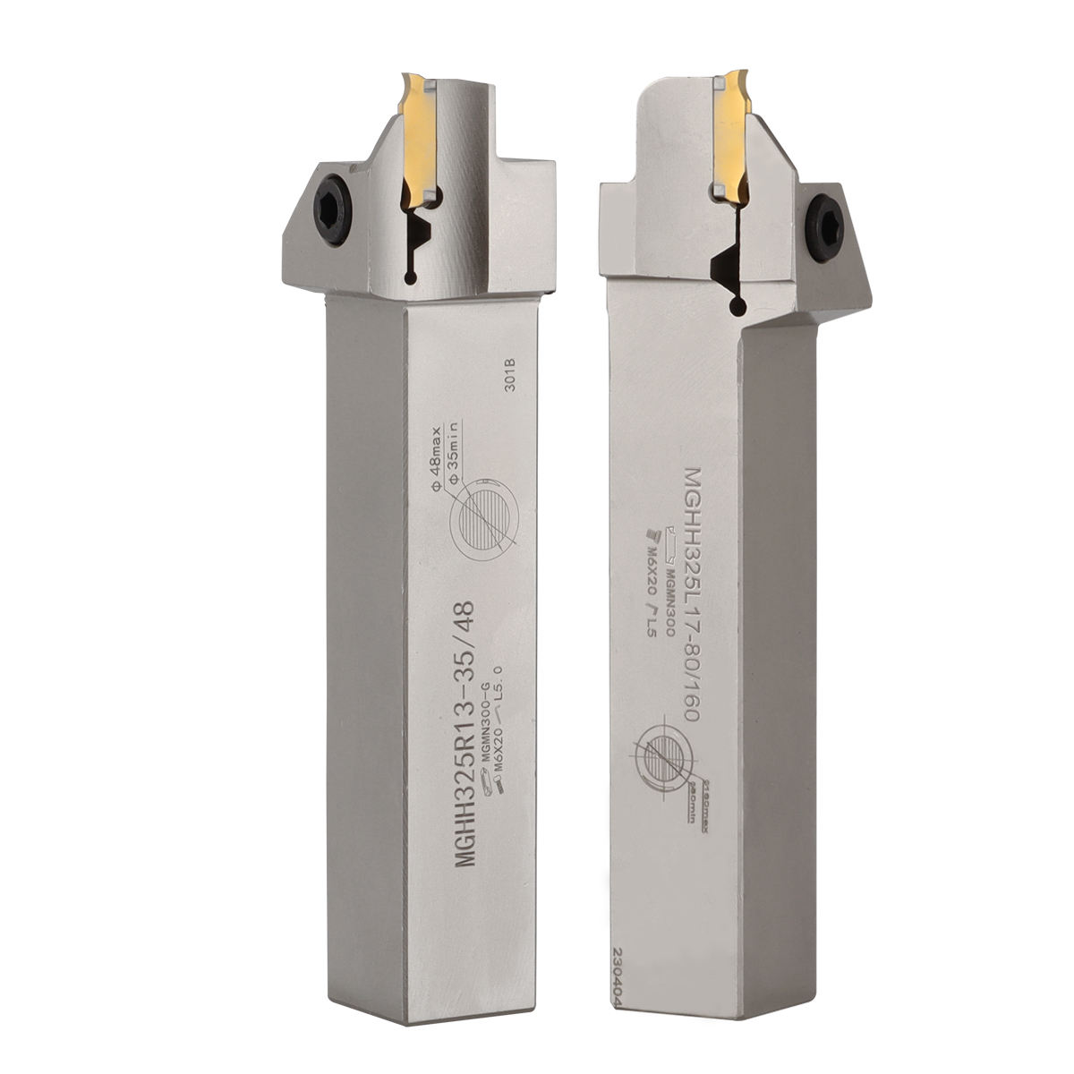 MGHH-portaherramientas de corte para máquina de torno CNC, portaherramientas de torneado para ranurado facial, portaherramientas de ranurado para inserción MGMN300