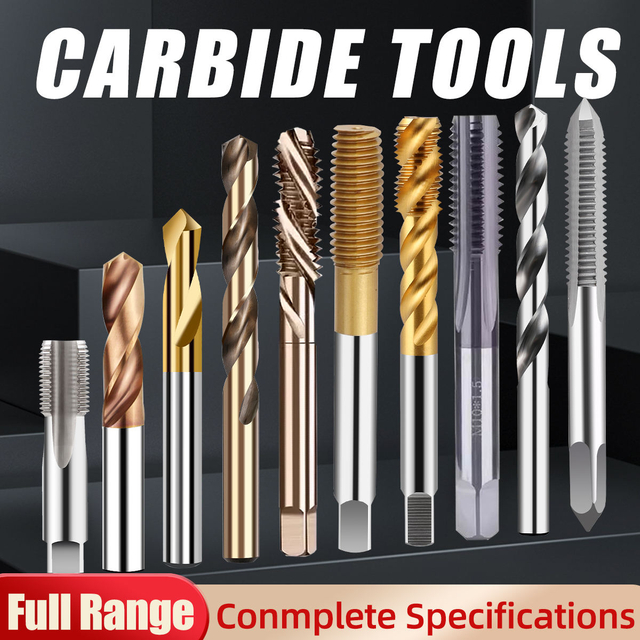 Fresa de extremo de herramientas de carburo duro de proceso Cnc, fresa de extremo de procesamiento de grifo de acero de tungsteno