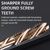Machos de roscar M35 Grifo de M3-M12 para máquina de acero de alta velocidad Grifo de acero inoxidable Punta espiral de ranura recta